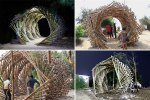 bamboo tunnel by indian designer vinay&nbsp;pateel
